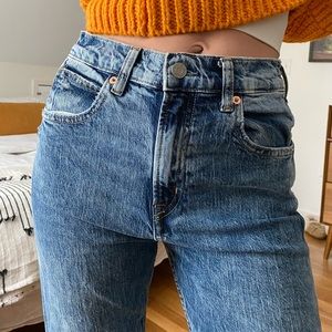 Gap Deconstructed 90s Grunge Flare Jeans